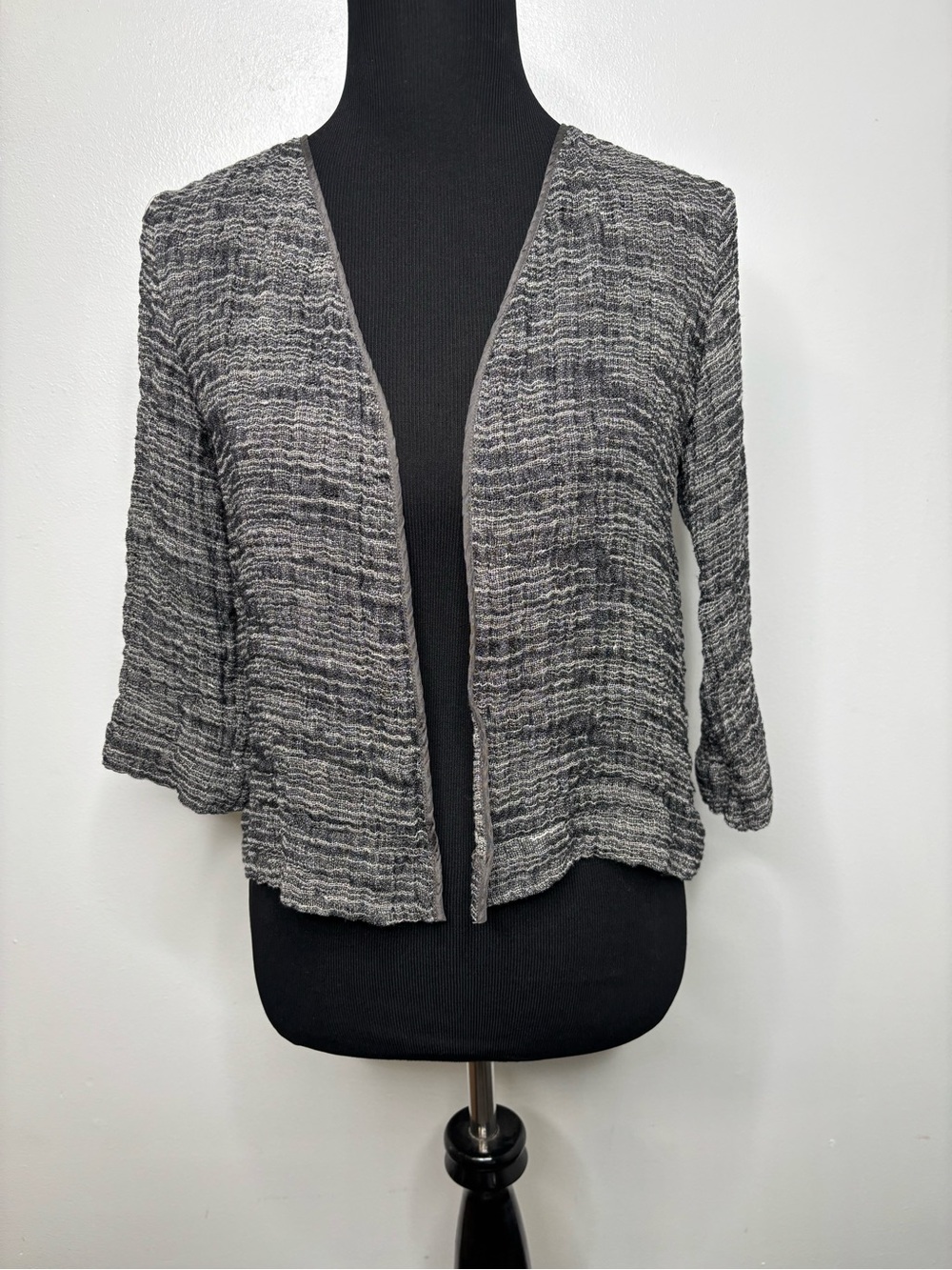 Eileen Fisher Open Front Cardigan Jacket
